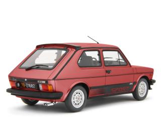 Fiat 127 Sport 70 HP - 1981 Rosso metallizzato Laudoracing 1:18 Resinemodell (Türen, Motorhaube... nicht zu öffnen!)